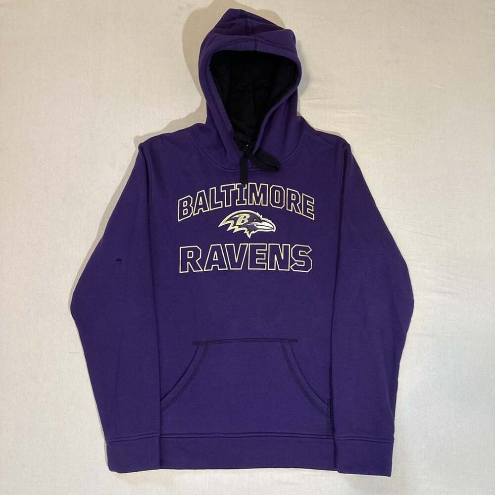 Fanatics Baltimore Ravens Purple Pullover Hoodie Medium